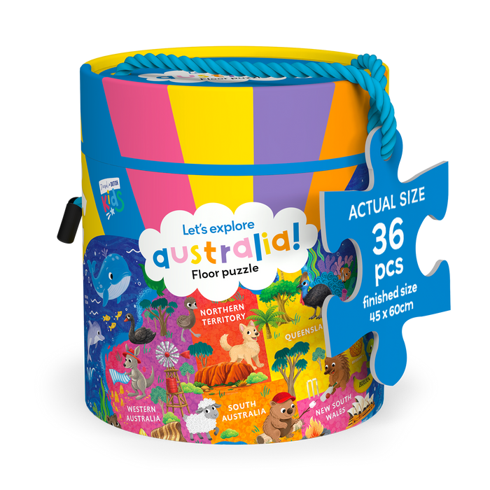 D&D Kids 36pc Floor Puzzle: Let's Explore Australia