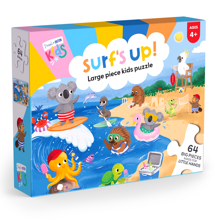 D&D Kids 64pc Jigsaw Puzzle: Surf's Up