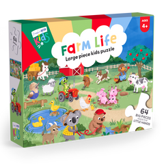 D&D Kids 64pc Jigsaw Puzzle: Farm Life